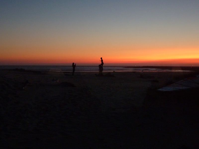 Yoga on the beach
