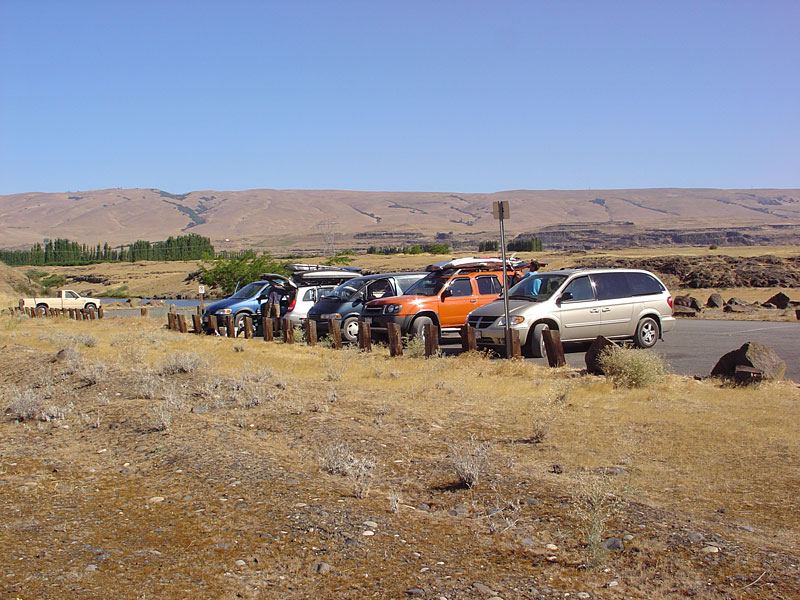 Camping at The Dalles
