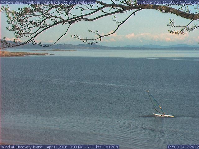 Ghost Windsurfer at Willows
