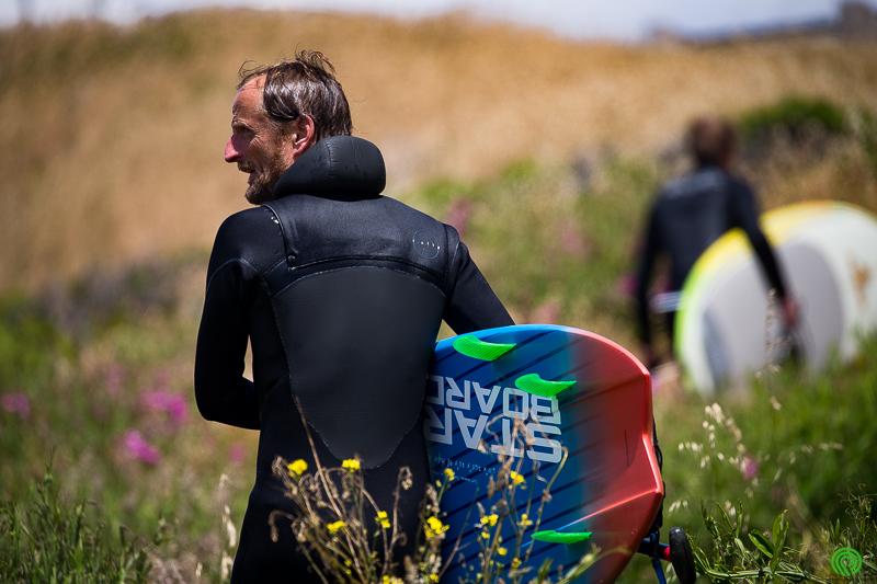 Dave taking the time to smell the flowers
