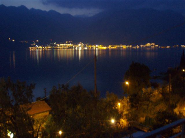 Malcesine at night, Garda Lake, Italy
Every bedroom has a windsport view, every yard an orange and lemon tree, stealing cherries during our hikes  :)
