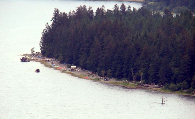 Campground from Rosander Mtn.  July 2007
