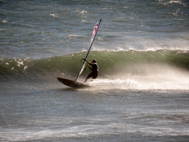 Bottom turn (Luke at the Cape)
