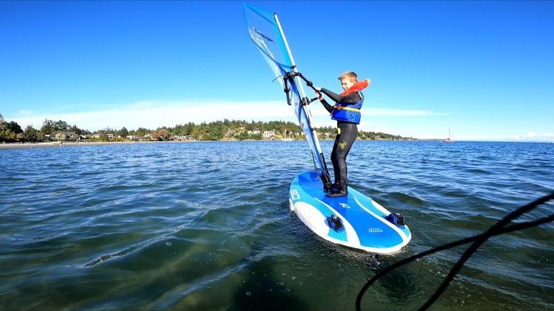 kid 2 learning
big Starboard Go, 2.0m Chinook jr
