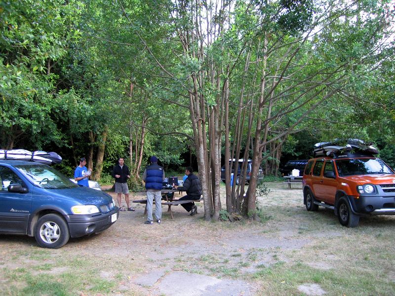 Huntley Park campsite near Gold Beach
