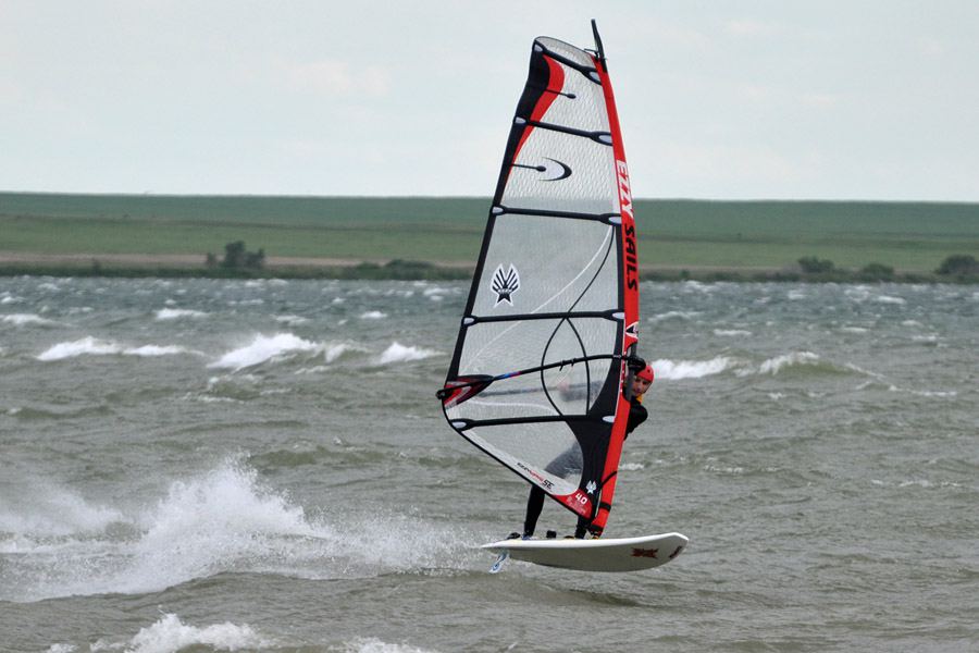 TomB on his hydrofoil
