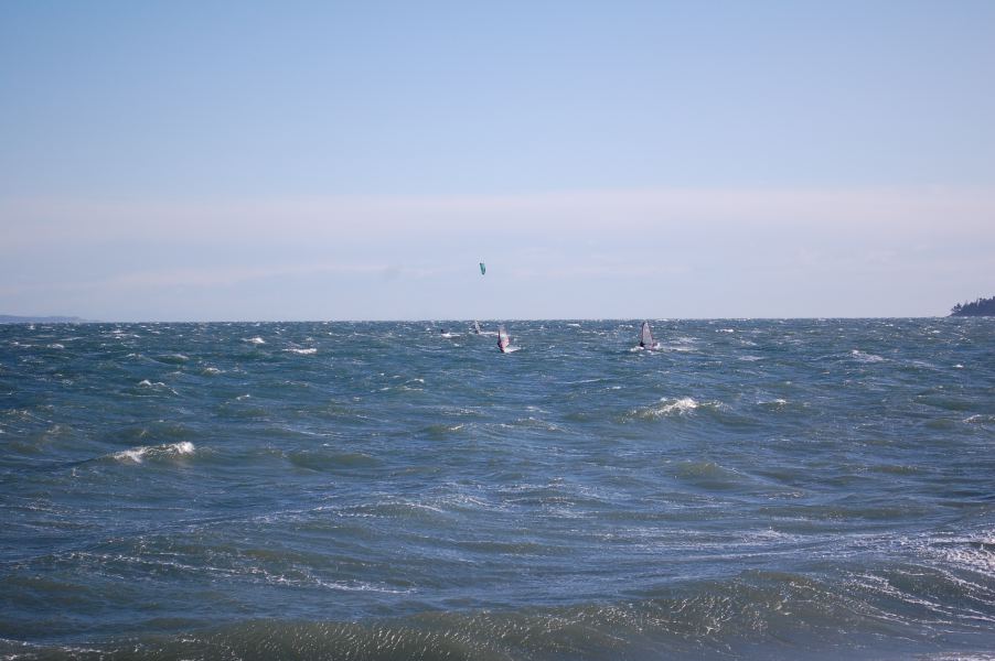 Agate big wind and waves in Haro Strait
