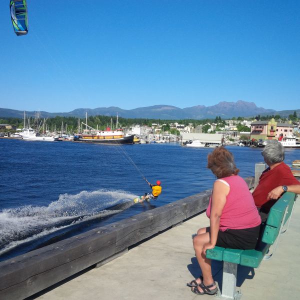 HQ pier, great for spectators/onlookers
