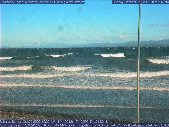 Pretty good windswell for a NW
