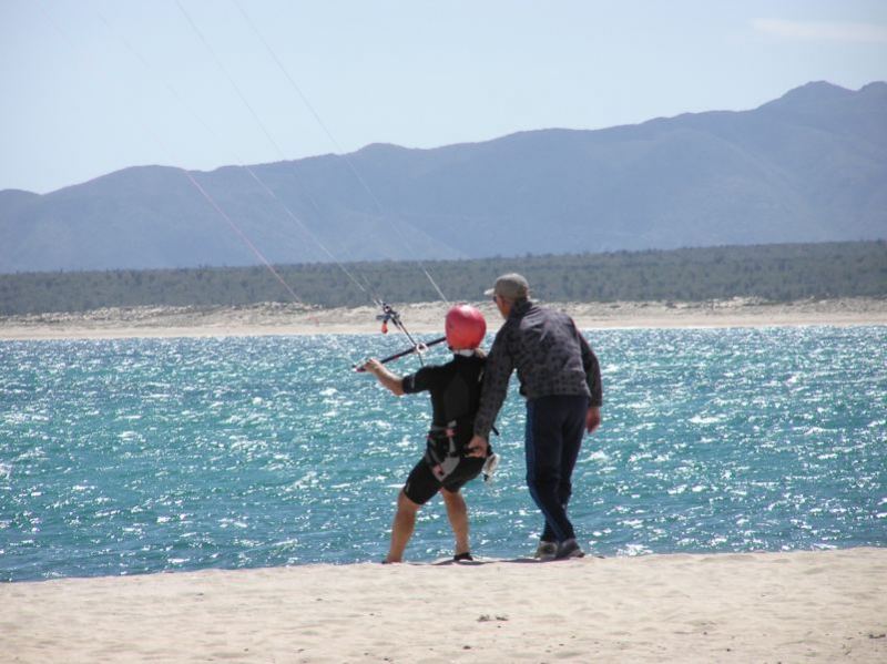 Sense of impending doom!
I ran for the camera when I saw this body drag lesson starting on a 14m. I wanted to be ready for the action. Found these in the 04 Baja trip file.
