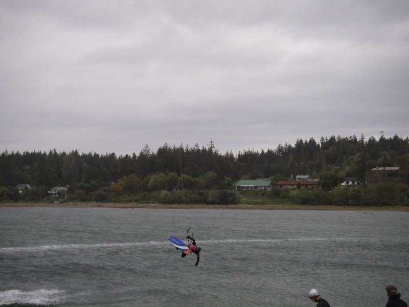 Dave nails another backroll to toe-side
