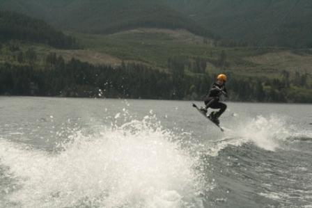 No wind? Mako makes a great wakeboard.
