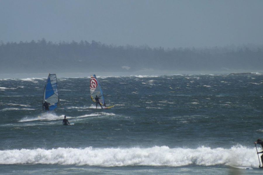 Day 1 - windy, wavy, Redbaron & Nanmoo
