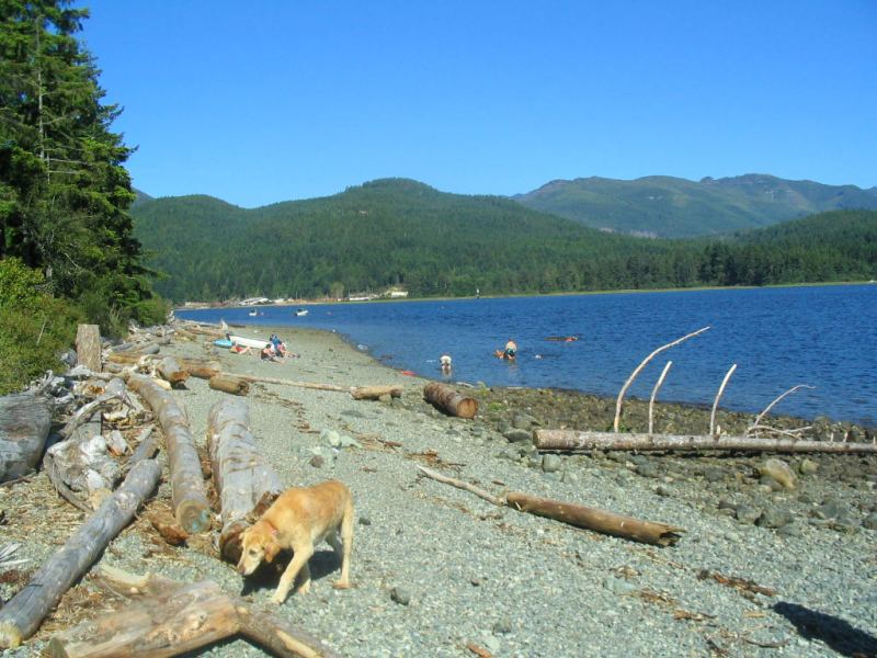 Macktush Creek Campground
Beach area at Macktush
