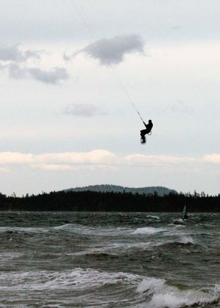 Island view beach Victoria.
This guy got at  least 50 feet of air.
