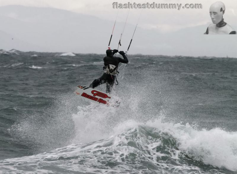 FREE downloads (After I finally post them) @ flashtestdummy.com
Keywords: kiteboard jump gusty choppy