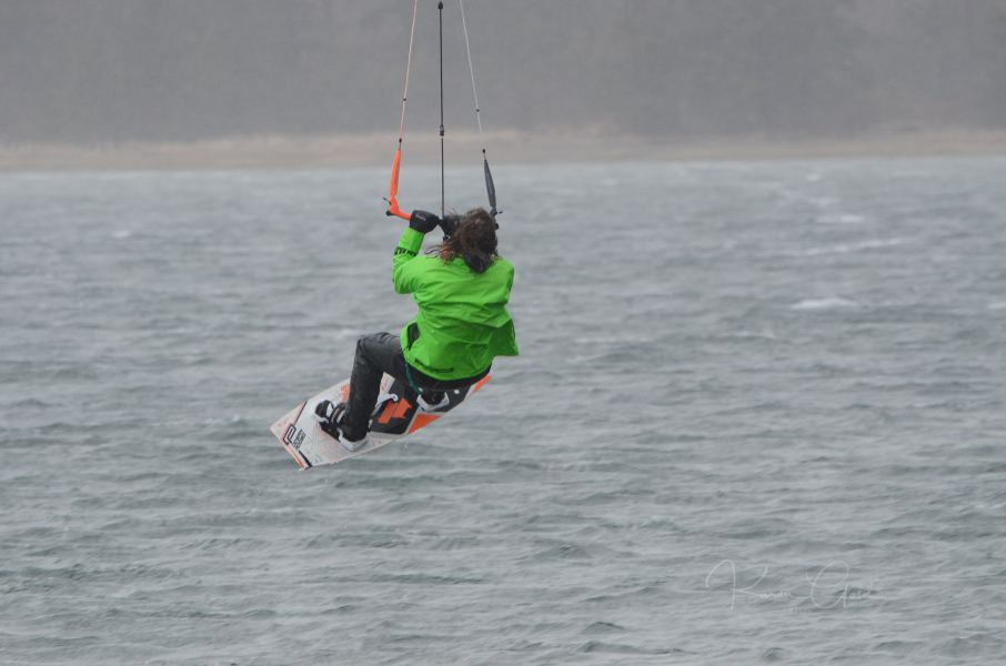 Kite Boarding Jump
