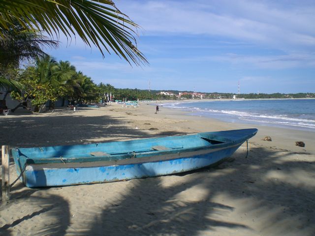 Vela is a 5 minute walk from the hotel down this beach front